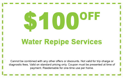 Discounts on Water Repipe Services